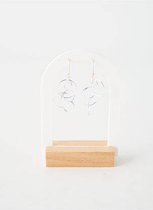 Boucles d’oreilles argent TATA GISELE femme