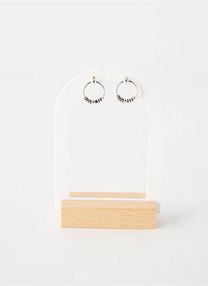 Boucles d’oreilles argent TATA GISELE femme