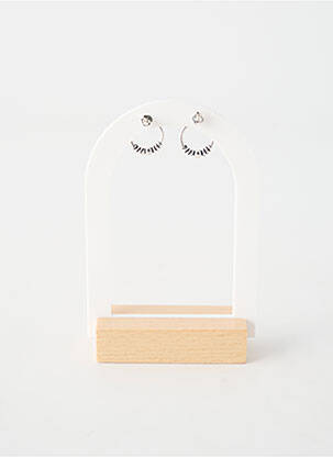 Boucles d’oreilles argent TATA GISELE femme
