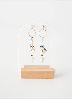 Boucles d’oreilles argent TATA GISELE femme