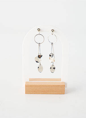 Boucles d’oreilles argent TATA GISELE femme