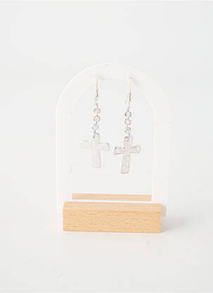 Boucles d’oreilles argent TATA GISELE femme