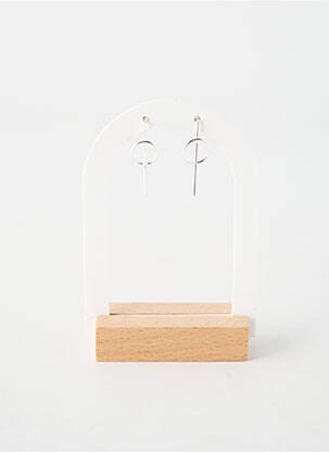 Boucles d’oreilles argent TATA GISELE femme