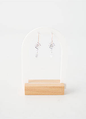 Boucles d’oreilles argent TATA GISELE femme