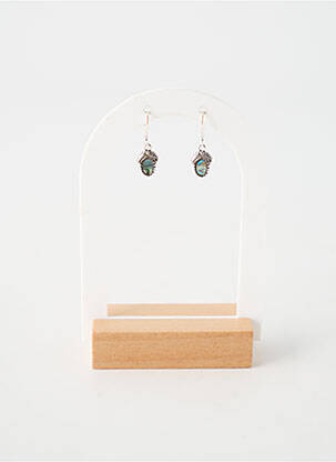 Boucles d’oreilles fermeture crochet argent TATA GISELE femme