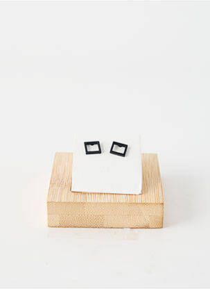 Boucles d’oreilles noir TATA GISELE femme