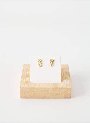 Boucles d’oreilles ornement oxyde de zirconium or TATA GISELE femme