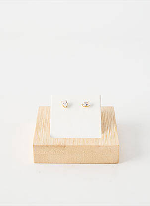 Boucles d’oreilles ornement oxyde de zirconium or TATA GISELE femme