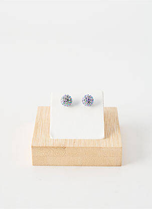 Boucles d’oreilles ornement oxyde de zirconium argent TATA GISELE femme