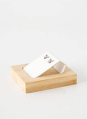 Boucles d’oreilles ornement oxyde de zirconium argent TATA GISELE femme