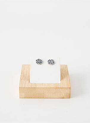 Boucles d’oreilles ornement oxyde de zirconium argent TATA GISELE femme