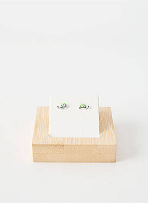 Boucles d’oreilles vert TATA GISELE fille
