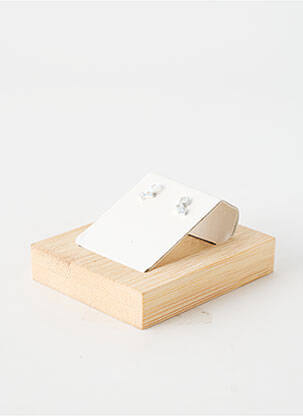 Boucles d’oreilles ornement oxyde de zirconium argent TATA GISELE femme