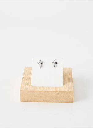 Boucles d’oreilles ornement oxyde de zirconium argent TATA GISELE femme