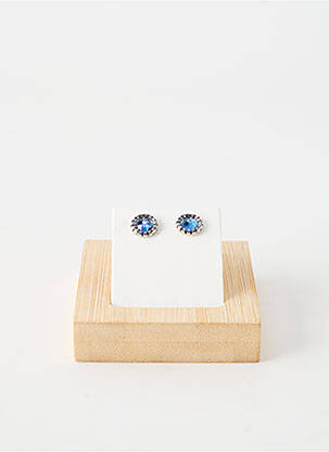 Boucles d’oreilles bleu TATA GISELE femme