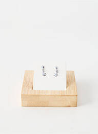 Boucles d’oreilles argent TATA GISELE femme