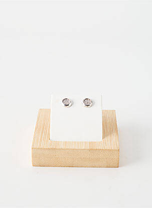 Boucles d’oreilles argent TATA GISELE femme
