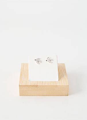 Boucles d’oreilles ornement oxyde de zirconium argent TATA GISELE femme