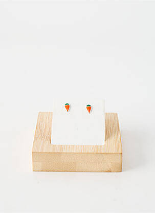 Boucles d’oreilles orange TATA GISELE fille