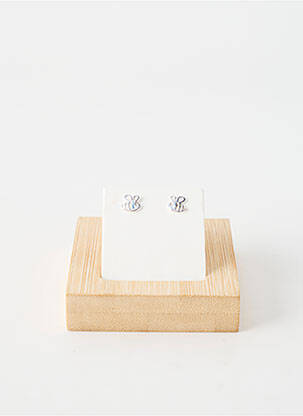 Boucles d’oreilles argent TATA GISELE femme