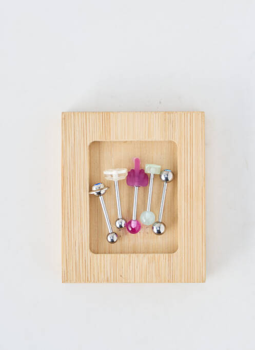 Piercing fermeture fermoir à vis argent TATA GISELE femme