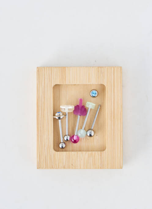 Piercing fermeture fermoir à vis argent TATA GISELE femme