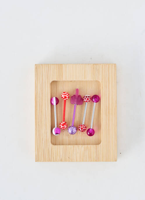 Piercing fermeture fermoir à vis violet TATA GISELE femme