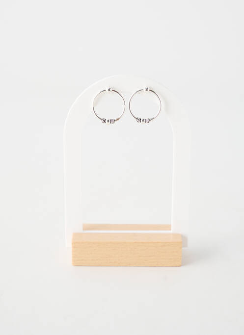 Boucles d’oreilles argent TATA GISELE femme