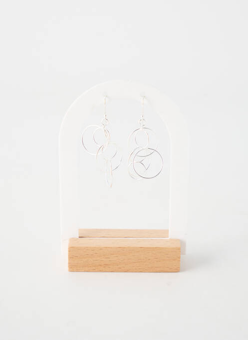 Boucles d’oreilles argent TATA GISELE femme