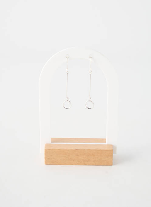 Boucles d’oreilles argent TATA GISELE femme