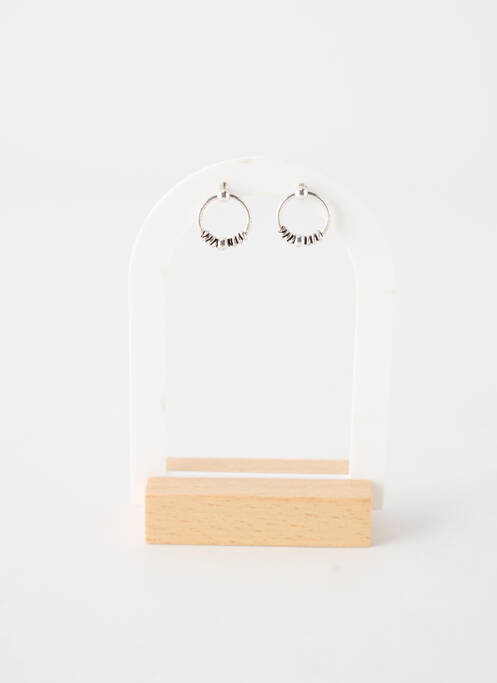 Boucles d’oreilles argent TATA GISELE femme