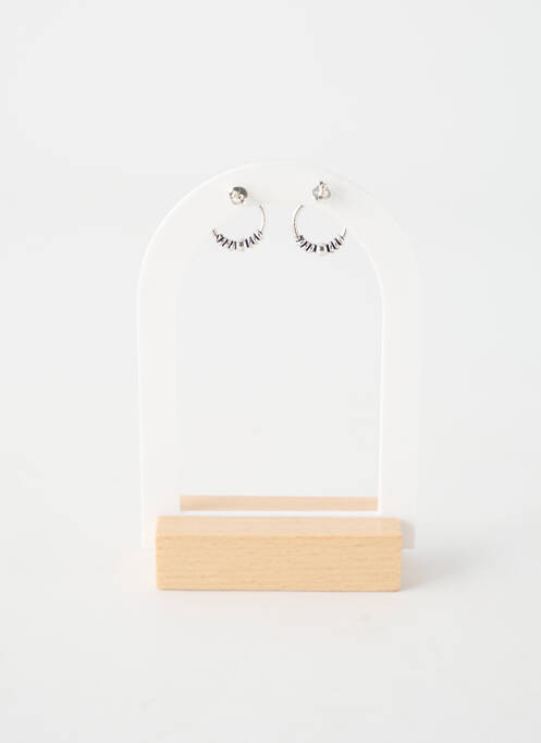 Boucles d’oreilles argent TATA GISELE femme