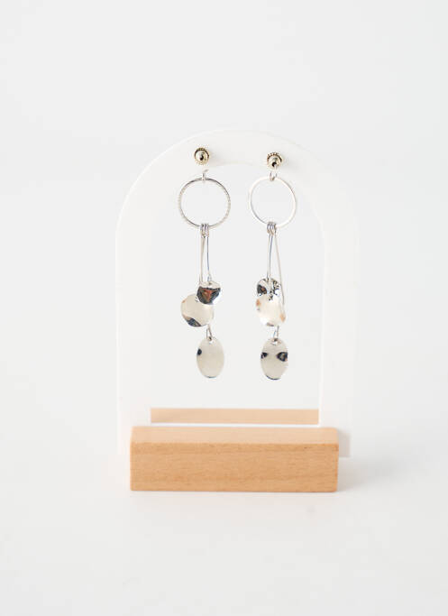 Boucles d’oreilles argent TATA GISELE femme