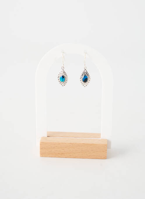 Boucles d’oreilles bleu TATA GISELE femme