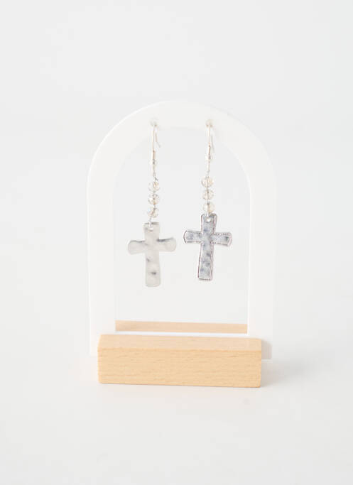 Boucles d’oreilles argent TATA GISELE femme