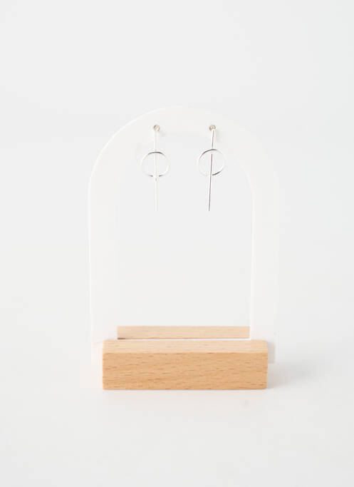 Boucles d’oreilles argent TATA GISELE femme