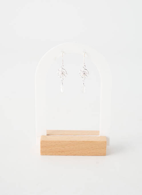 Boucles d’oreilles argent TATA GISELE femme
