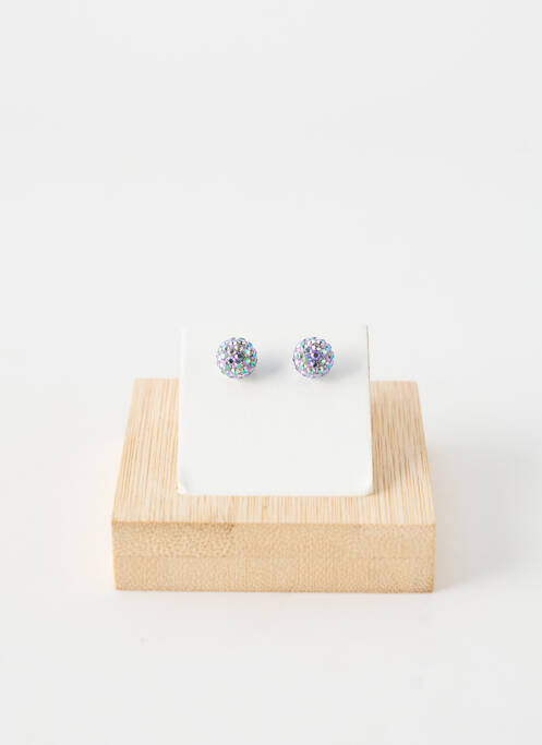 Boucles d’oreilles ornement oxyde de zirconium argent TATA GISELE femme