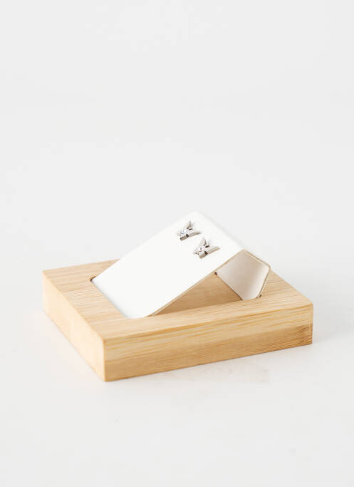 Boucles d’oreilles ornement oxyde de zirconium argent TATA GISELE femme