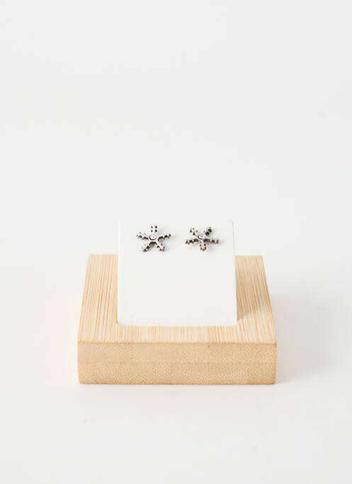 Boucles d’oreilles ornement oxyde de zirconium argent TATA GISELE femme