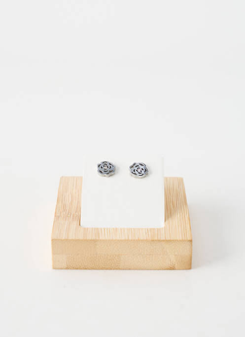 Boucles d’oreilles ornement oxyde de zirconium argent TATA GISELE femme