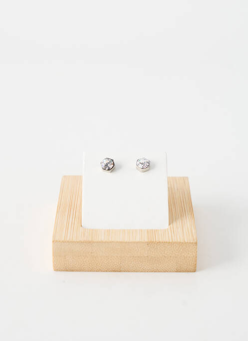 Boucles d’oreilles ornement oxyde de zirconium argent TATA GISELE femme