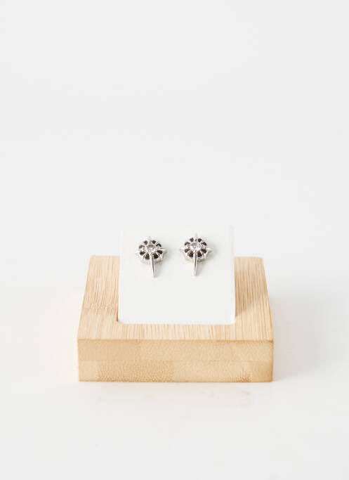 Boucles d’oreilles ornement oxyde de zirconium argent TATA GISELE femme