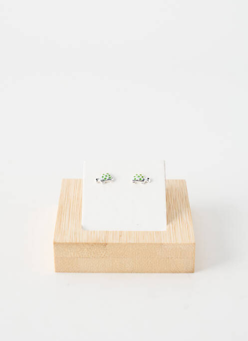 Boucles d’oreilles vert TATA GISELE fille