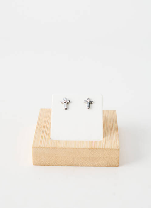 Boucles d’oreilles ornement oxyde de zirconium argent TATA GISELE femme