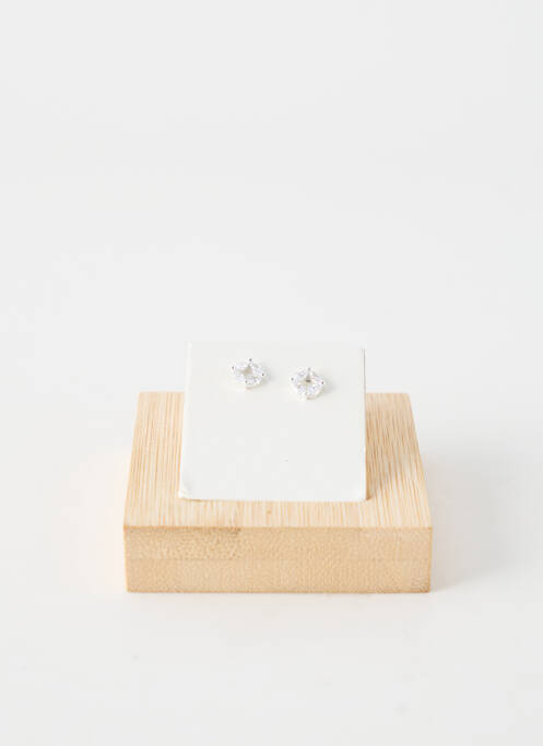 Boucles d’oreilles ornement oxyde de zirconium argent TATA GISELE femme