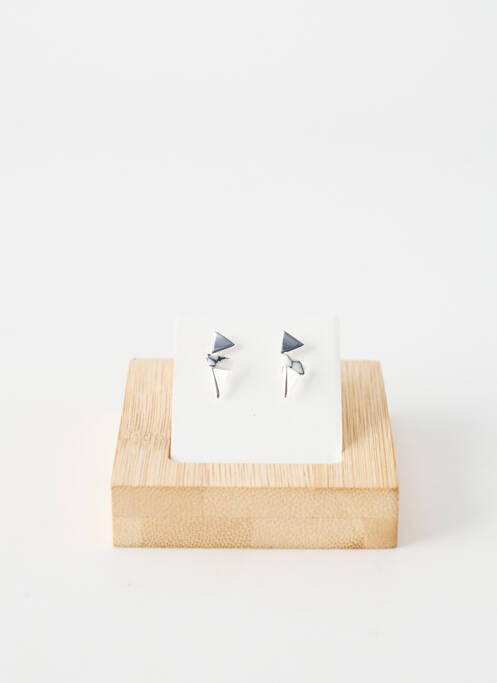 Boucles d’oreilles argent TATA GISELE femme