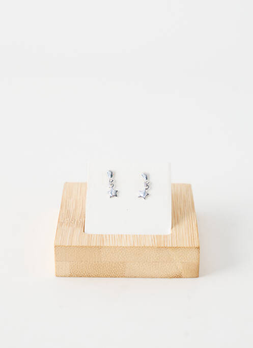 Boucles d’oreilles argent TATA GISELE femme