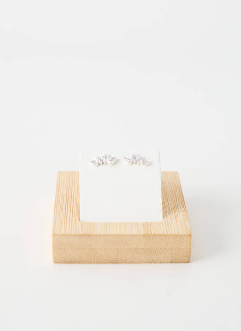Boucles d’oreilles ornement oxyde de zirconium argent TATA GISELE femme