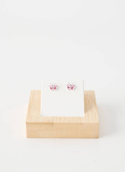 Boucles d’oreilles rose TATA GISELE fille